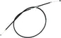 Motion Pro black vinyl clutch cable 70-3055 for motorcycle control lines, showing the flexible cable and fittings.