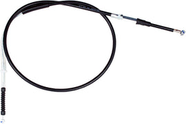 Motion Pro black vinyl clutch cable 70-3182 for motorcycle, showing the flexible cable with black vinyl covering.