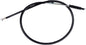 Motion Pro black vinyl clutch cable 70-3324 for motorcycle hydraulic control lines, featuring durable construction and flexible design.