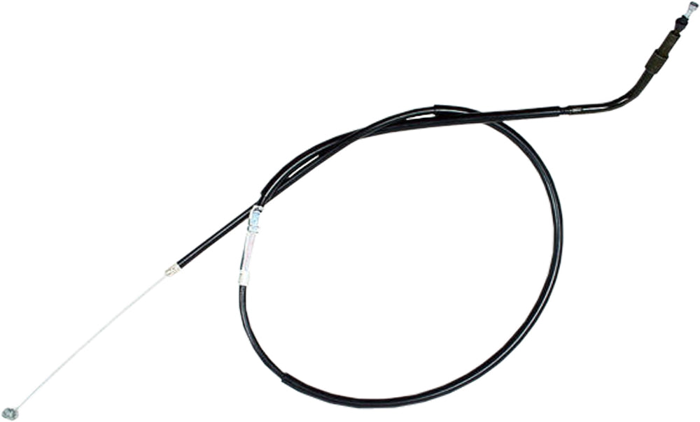 Motion Pro black vinyl clutch cable 70-4053, showing the sturdy cable with protective vinyl coating for motorcycle control.