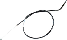 Motion Pro black vinyl clutch cable 70-4053, showing the sturdy cable with protective vinyl coating for motorcycle control.
