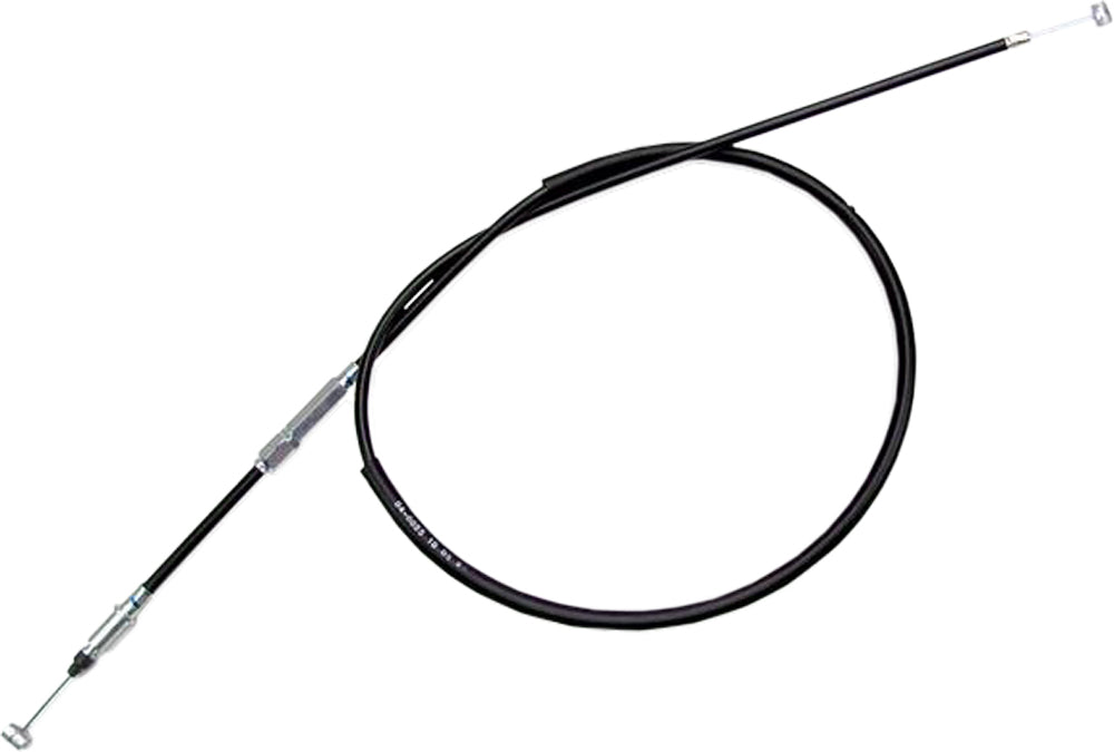 Motion Pro black vinyl clutch cable 70-4055 for motorcycle control lines, showing the cable with black vinyl covering and metal ends.