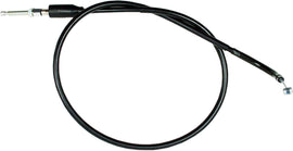 Motion Pro black vinyl clutch cable 70-4121 for motorcycle control lines, showing the cable with black vinyl coating and metal fittings.