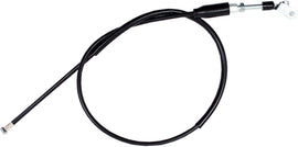 Motion Pro Black Vinyl Clutch Cable 70-4142 for motorcycles, showing a close-up of the durable black vinyl exterior and connectors.