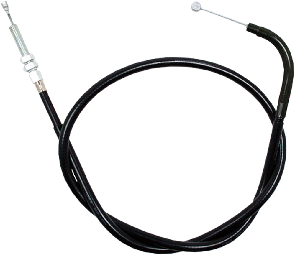 Motion Pro black vinyl clutch cable 70-4220 for motorcycles, showing the durable cable and fittings.