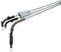 Motion Pro black vinyl clutch cable 70-4286 for motorcycle with durable outer coating and metal fittings.