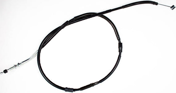 Motion Pro black vinyl clutch cable 70-5324 for motorcycle, showing the coiled cable with protective black vinyl coating.