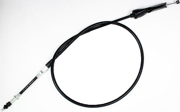 Motion Pro black vinyl clutch cable 70-5328 for motorcycle hydraulic control lines, showing the coiled cable with connectors.