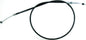 Motion Pro black vinyl clutch cable 70-5347 for motorcycle, showing the cable with black vinyl coating and metal fittings.