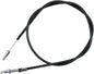 Motion Pro Black Vinyl Clutch Cable 70-6004 for motorcycle, showing the durable black vinyl exterior and metal connectors.