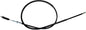 Motion Pro black vinyl clutch cable LW 70-60412, a durable hydraulic control line for motorcycle clutch systems.