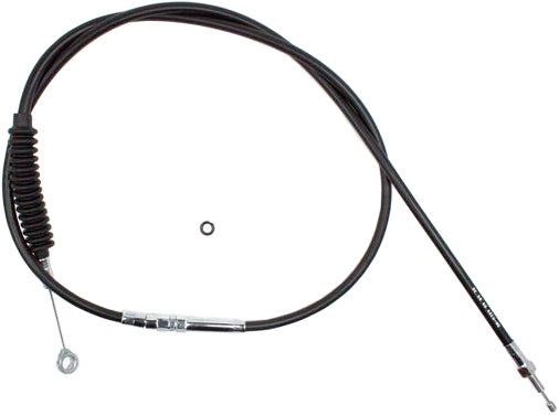 Motion Pro Black Vinyl Clutch LW Cable 70-6329 for hydraulic control lines, featuring durable black vinyl covering.