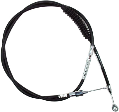 Motion Pro black vinyl clutch cable for hydraulic control lines, model 70-6377, compatible with motorcycle clutch systems.