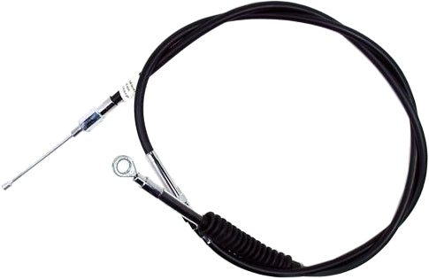 Motion Pro black vinyl clutch cable LW 70-6378 for hydraulic control lines, showing the cable and fittings.