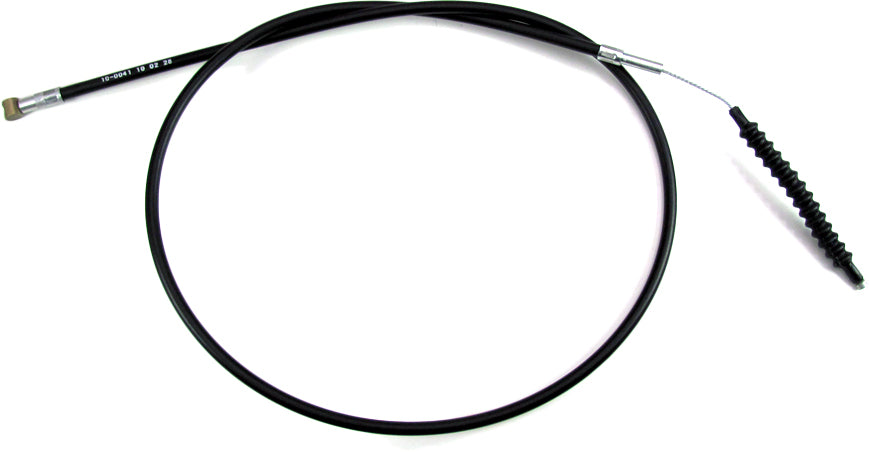 Motion Pro Black Vinyl Clutch Terminator LW Cable for hydraulic control lines, designed for motorcycle clutch systems.