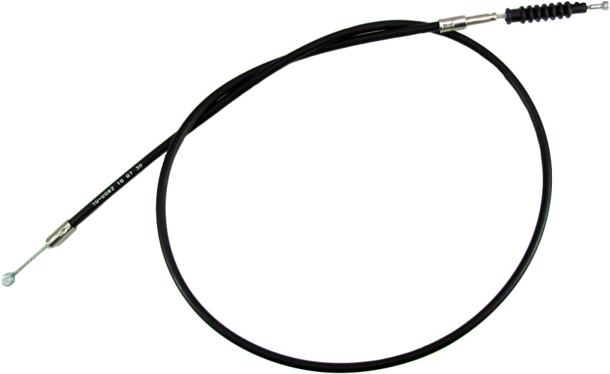 Motion Pro Black Vinyl Clutch Terminator LW Cable for hydraulic control lines, featuring sturdy black vinyl insulation.
