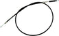 Motion Pro Black Vinyl Clutch Terminator LW Cable for hydraulic control lines, featuring sturdy black vinyl insulation.
