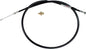 Motion Pro Black Vinyl Clutch Terminator LW cable for hydraulic control lines, featuring durable black vinyl coating.
