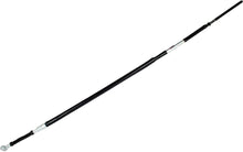 Load image into Gallery viewer, Motion Pro black vinyl foot brake cable for motorcycle, sturdy control line with protective vinyl coating and metal fittings.
