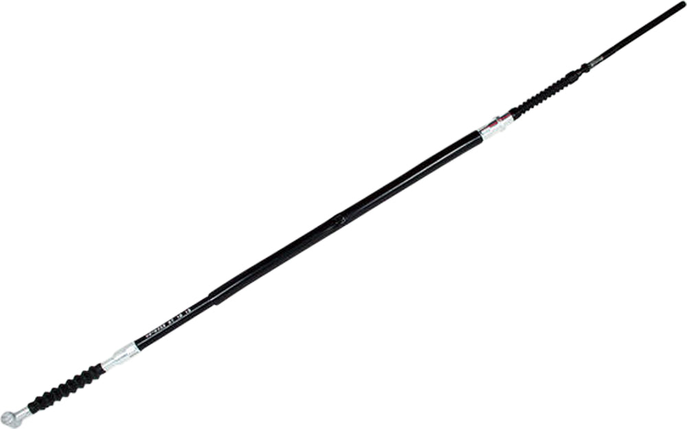 Motion Pro black vinyl foot brake cable 70-2352 for motorcycle with durable control line and secure fittings.