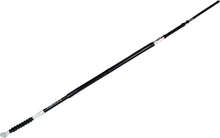 Load image into Gallery viewer, Motion Pro black vinyl foot brake cable 70-2352 for motorcycle with durable control line and secure fittings.