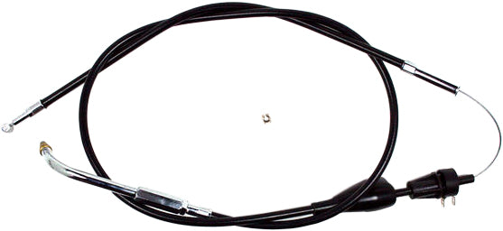 Motion Pro black vinyl idle cable for hydraulic control lines, featuring durable construction and precise fitting.