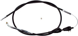 Motion Pro black vinyl idle cable for hydraulic control lines, featuring durable construction and precise fitting.