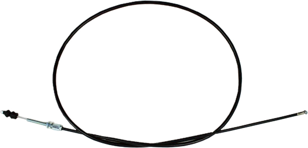 Motion Pro Black Vinyl Reverse Cable 70-2142 for hydraulic control lines, showing the durable black vinyl coating and cable ends.