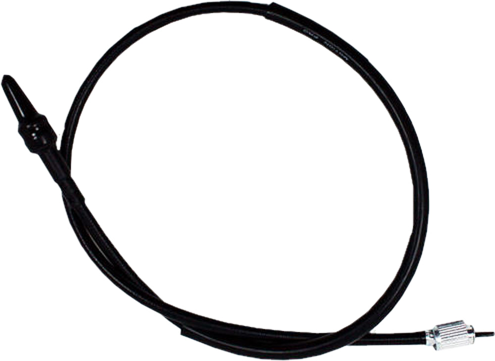 Motion Pro black vinyl Speedo cable for motorcycles, 70-2003 model, flexible control line with durable construction