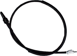 Motion Pro black vinyl Speedo cable for motorcycles, 70-2003 model, flexible control line with durable construction