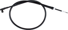 Load image into Gallery viewer, Motion Pro black vinyl Speedo cable 70-2362 for motorcycle speedometer, featuring durable control lines and high-quality construction.