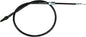 Motion Pro black vinyl speedo cable 70-3068, a durable hydraulic control line for motorcycle speedometer systems.