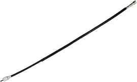 Motion Pro black vinyl tachometer cable 70-2028, durable control line for motorcycles and vehicles, shown coiled in the image.