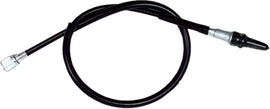 Motion Pro Black Vinyl Tachometer Cable 70-2177 for motorcycle or bike, featuring durable black vinyl coating and flexible control line.