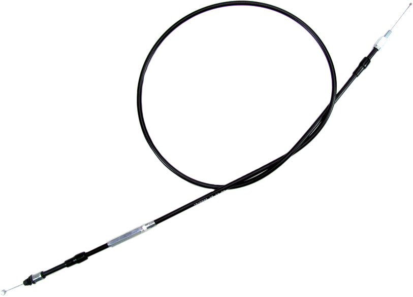 Motion Pro black vinyl throttle cable 70-0090, a durable control line for motorcycle or ATV throttle systems.