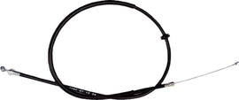 Motion Pro black vinyl throttle cable 70-2185 for motorcycles or bikes, showing the cable and connectors.