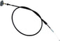 Motion Pro black vinyl throttle cable 70-2191 for motorcycle control lines, shown with durable black vinyl outer layer.