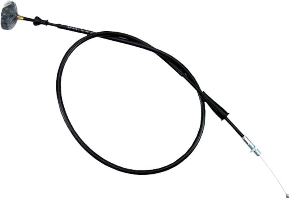 Motion Pro black vinyl throttle cable 70-2191 with metal fittings, designed for motorcycle control lines and throttle systems.