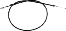 Load image into Gallery viewer, Motion Pro black vinyl throttle cable 70-2375 for motorcycle control lines, featuring a durable, flexible black vinyl outer covering.
