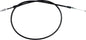 Motion Pro black vinyl throttle cable 70-2375 for motorcycle control lines, featuring a durable, flexible black vinyl outer covering.
