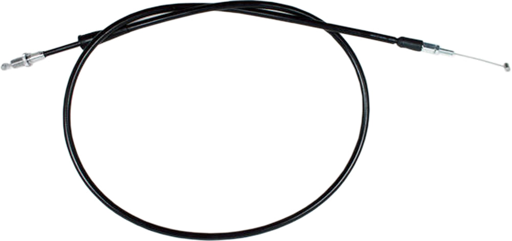 Motion Pro black vinyl throttle cable 70-2375, a durable control line for motorcycle or ATV throttle systems.