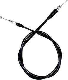 Motion Pro black vinyl throttle cable 70-2519 for motorcycle control lines, showing the flexible cable and black outer casing.