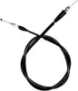 Motion Pro black vinyl throttle cable 70-2519 for motorcycle control lines, showing the flexible cable and black outer casing.