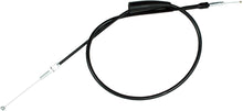 Load image into Gallery viewer, Motion Pro black vinyl throttle cable 70-3186 for motorcycle control lines, featuring a sleek black finish and durable construction.