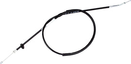 Motion Pro Black Vinyl Throttle Cable 70-4043 for motorcycle or ATV, showing the durable black vinyl exterior and metal fittings.