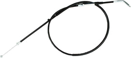 Motion Pro Black Vinyl Throttle Cable 70-4065 for motorcycles, showing the flexible black vinyl outer sheath and metal connectors.