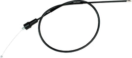 Motion Pro black vinyl throttle cable 70-4115 for motorcycle control lines, featuring durable construction and precise operation.