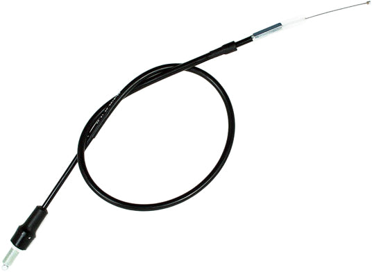 Motion Pro black vinyl throttle cable 70-5109 for motorcycle control lines, showing the cable with protective black vinyl coating.