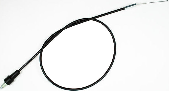 Motion Pro black vinyl throttle cable 70-5165 for motorcycles, featuring durable construction and flexible control line design.