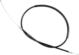 Motion Pro black vinyl throttle cable 70-6020 with protective outer sheath for motorcycle control lines, showing the cable's length and fittings.